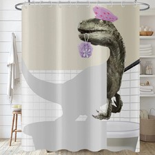 Hnmdmyi Funny Dinosaur Shower