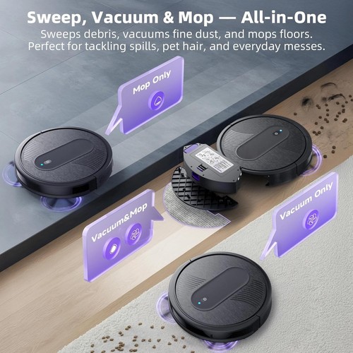 4000pa robot vacuum mop - vacuum, 3in1