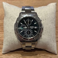 SEIKO Chronograph Black Dial