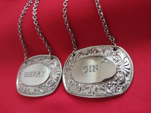 Ianthe vintage decanter label - decanter,