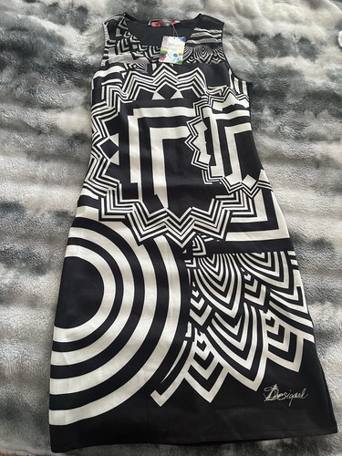 Desigual mini dress geometric - desigual,