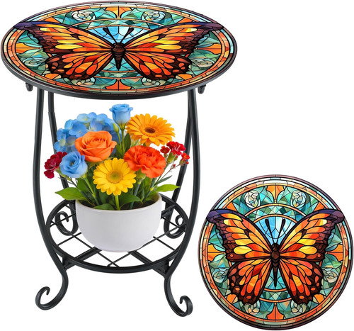 12in mosaic outdoor side - 12in,