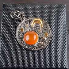 Natural Carnelian Gemstone 925