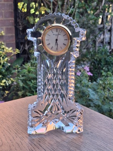 Waterford crystal mantel clock - waterford,