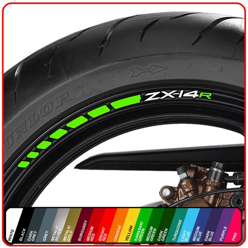 Zx14r wheel rim stickers - rim,