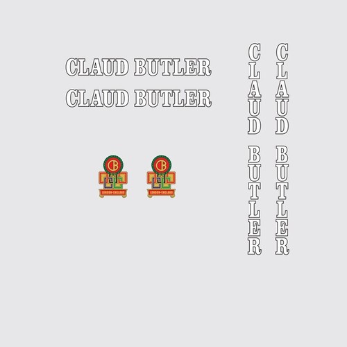 Claud butler bicycle decals - bicycle,