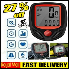 Wired Bike Computer Speedometer Speedo MTB Bicycle Odometer LCD Waterproof