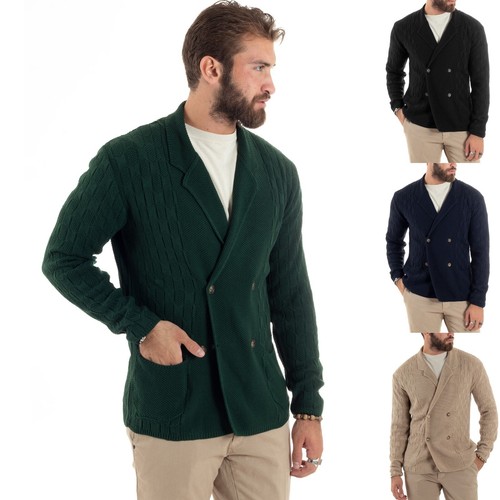 Mens cardigan double breasted - cardigan, double-breasted