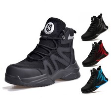 SUADEEX Mens Safety Work Boots Steel Toe Cap Casual Shoes Trainers Hiking