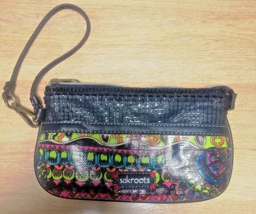 Sakroots small vegan wristlet - small,