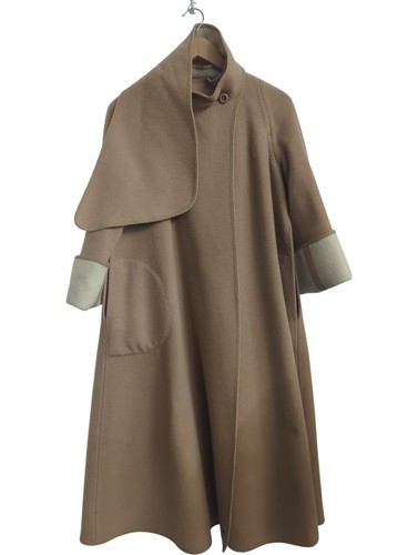 Wetherall wool coat beige - coat,