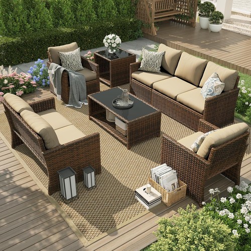 Patio furniture set with two - furniture,
