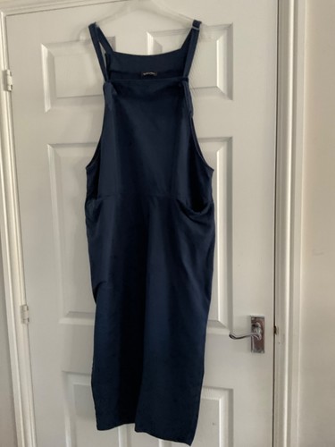 Ladies navy dungarees one - , size