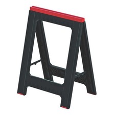 Saw Horse Heavy Duty Polypropylene Folding 350kg Capacity Woodwork Twin Pack