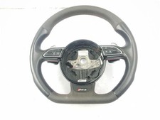 15-17 MK3 PRE FL 8V AUDI RS3 PADDLE SHIFT FLAT BOTTOM STEERING WHEEL 8V0419091AG