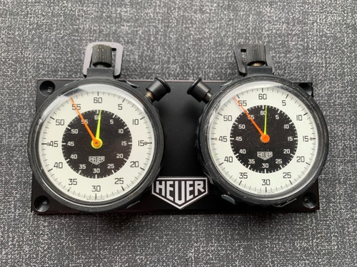 Vintage 61mm oversize heuer - vintage,