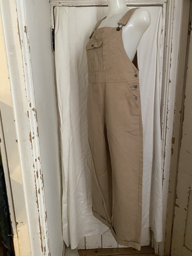 Toast beige cotton dungarees - toast,