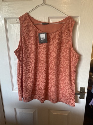 Ladies lined top coral - ladies, in