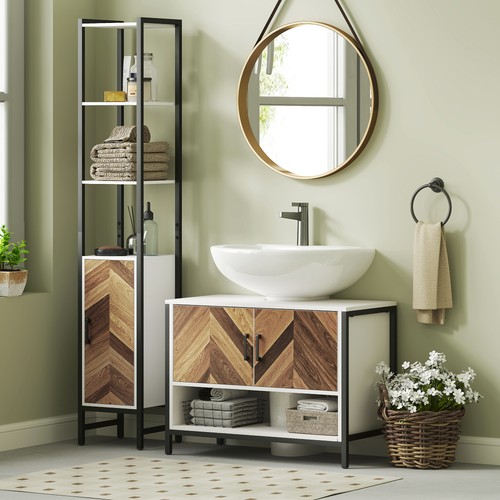 Homcom under sink - under, cabinet