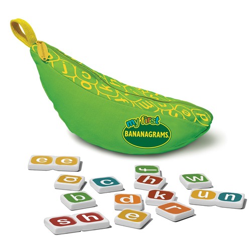 Bananagrams first word game - bananagrams, my