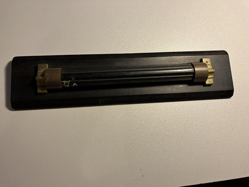 Antique ebonised hard wood and - antique,