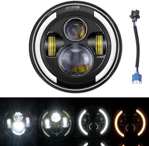 Dot 7inch round black - e9,