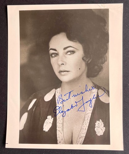 Elizabeth taylor hand signed - elizabeth,