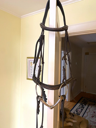 Brown leather english snaffle - brown,