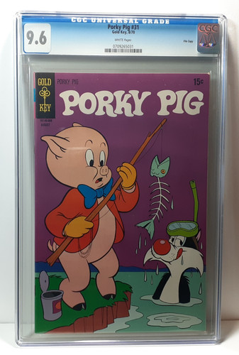 Porky pig cgc 9 - pig,