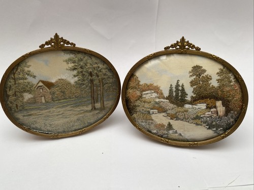 Antique miniature embroidered - antique,