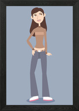 Ginny Framed Wall Art Poster