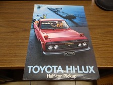 1972 toyota lux half - toyota, half-ton