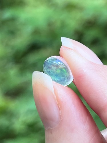 Opal precious white rainbow - opal,