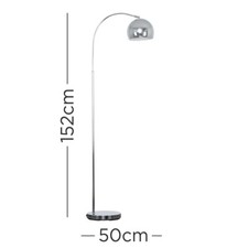 Curved floor lamp standard - curved,