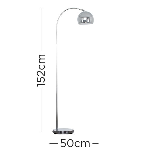 Curved floor lamp - floor, standard