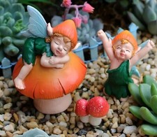 CUTE Garden Fairies Elves set