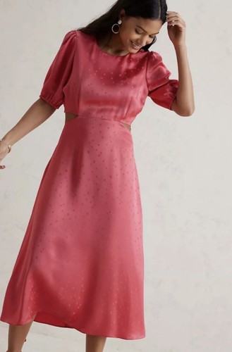 Anthropologie satin cut - satin, cut-out