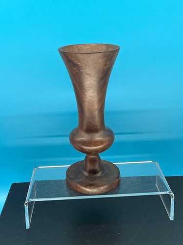 Vintage wooden vase - -, 10