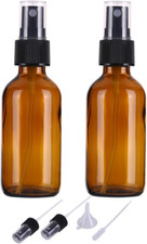 60Ml Empty Amber Glass Spray