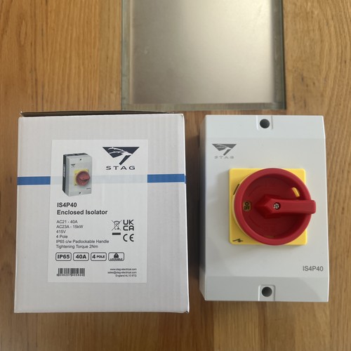 Stag is4p40 rotary isolator - stag, ac