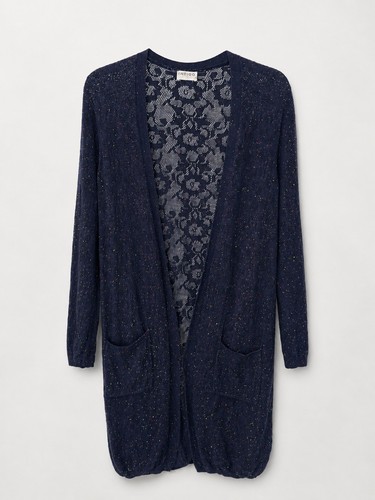 Indigo navy longline - m&s,