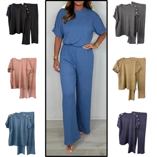 Ladies 2pcs gold button - 2pcs,