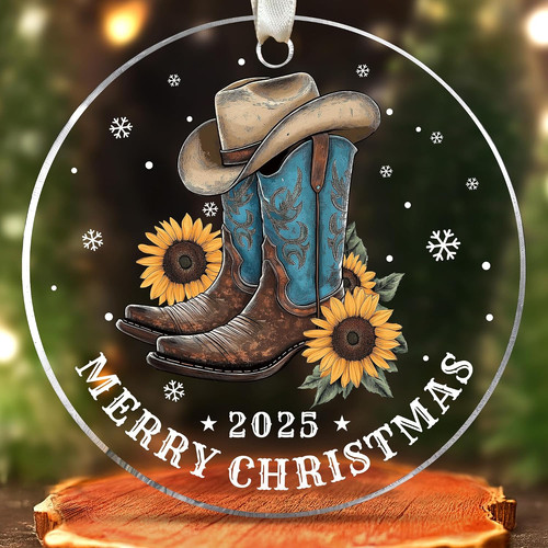 Cowboy boot ornament - boot,