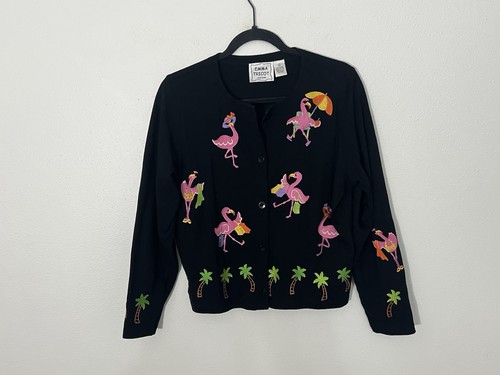 Emma tricot black embroidered - emma,