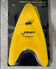 Finis Freestyle Yellow Hand Paddles Senior BNWT 