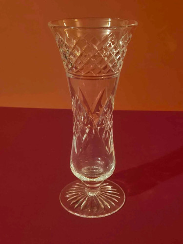 Stuart crystal vase footed - crystal,