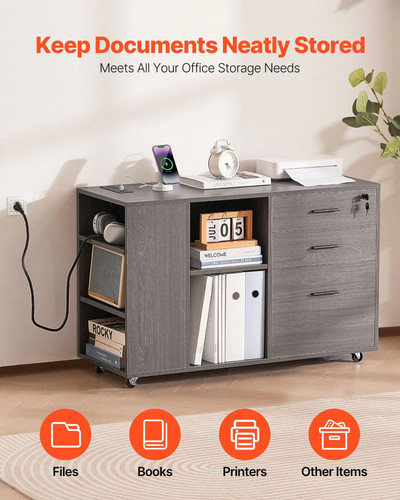 Drawer wooden file - 3, cabinet