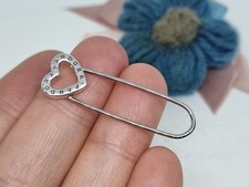 NEW Genuine Pandora ME Safety Pin Heart Brooch Sterling Silver  ? S925 ALE 