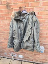 Rare Genuine 1960s Nylon USAF N3B Cold Weather Parka Jacket Size Medium