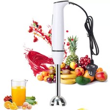 400W Hand Blender Electric Stick Blender Curry Fruit Food Mixer Juice Cream Easy